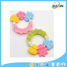 Cute Silicone Baby Teether Infant Training Tooth Bell Toys